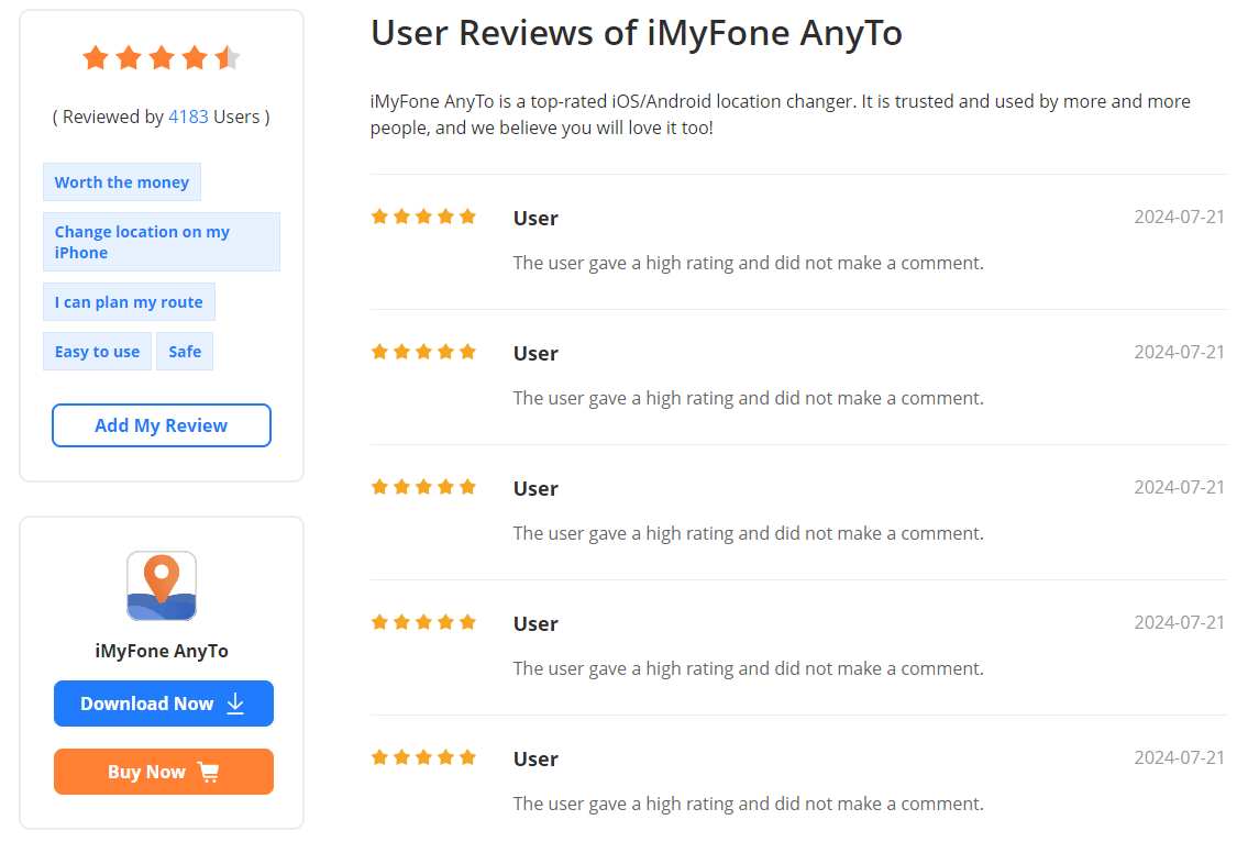 uživatelská recenze anyto