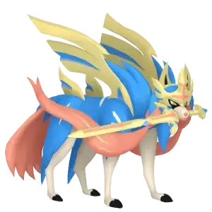 Zacian korunovaný meč