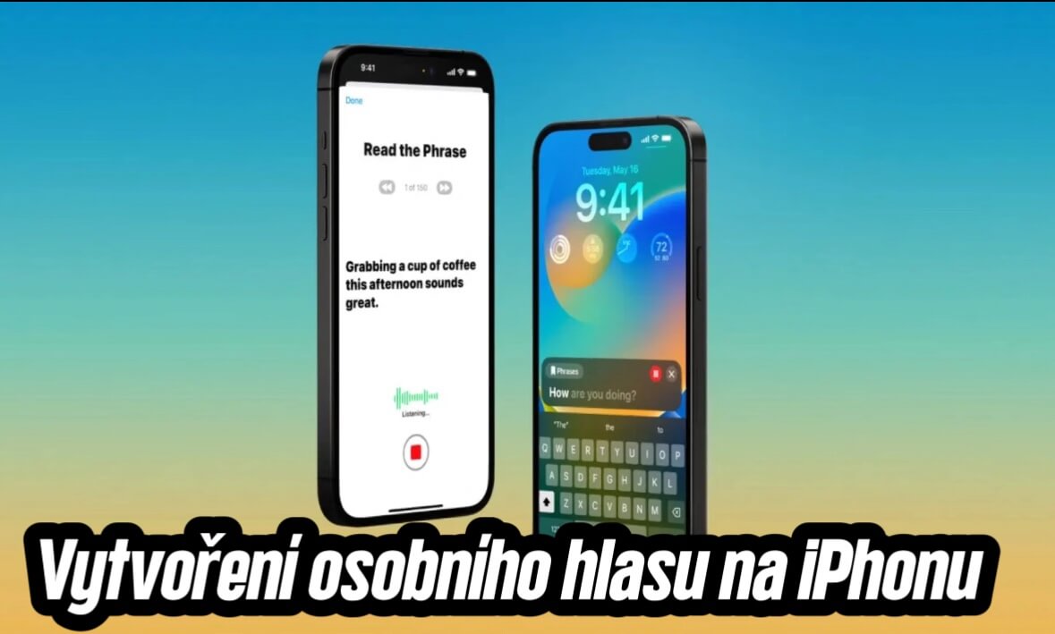 [iOS 26] Vytvoření osobního hlasu na iPhonu