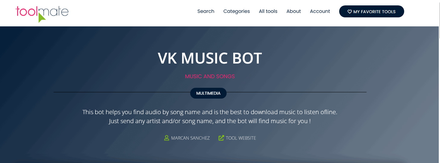 VK Hudební Bot
