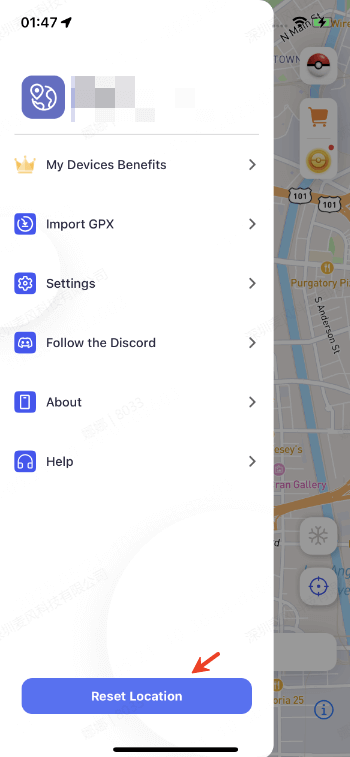 imyfone anyto igo reset location