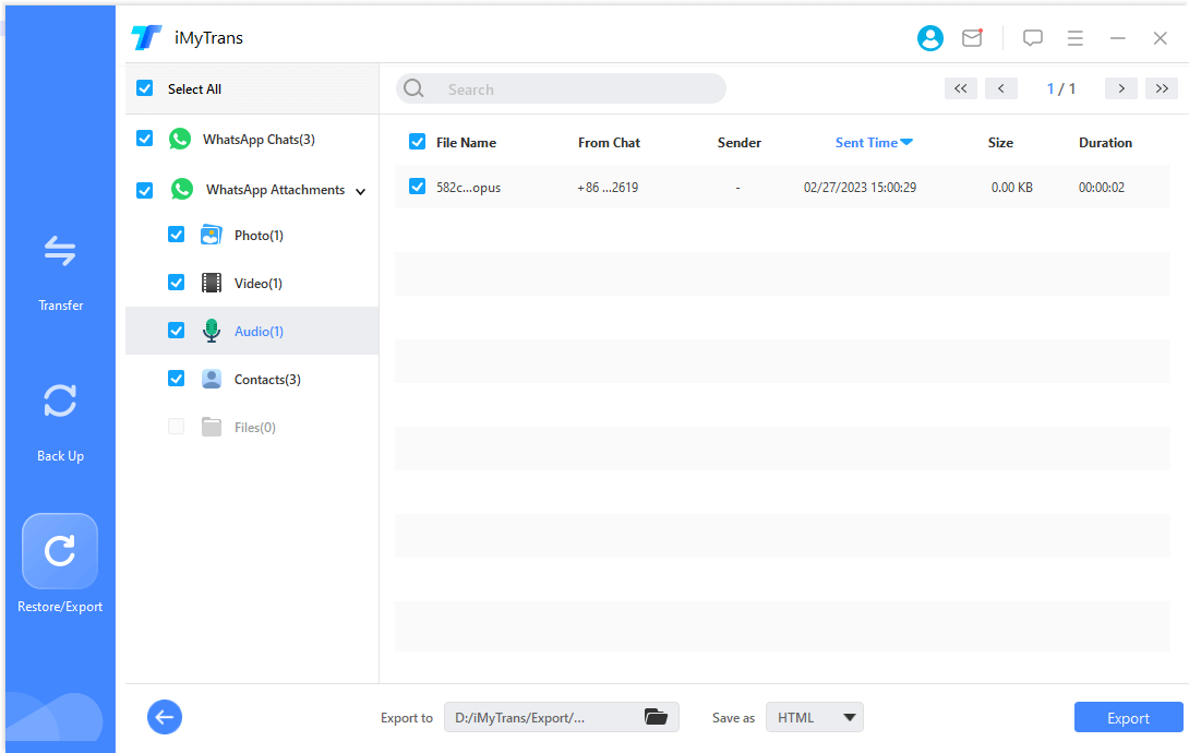 můžete si data před obnovením prohlédnout