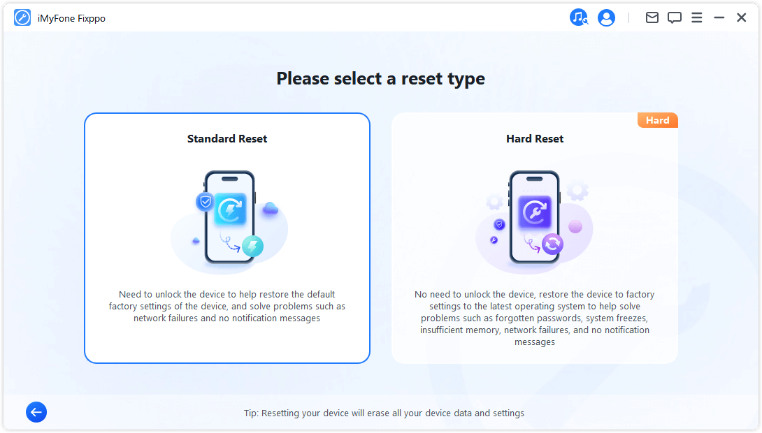 fixppo resetování idevices