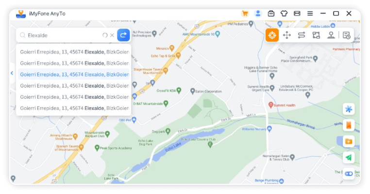 imyfone anyto změnit umístění 1 kliknutí