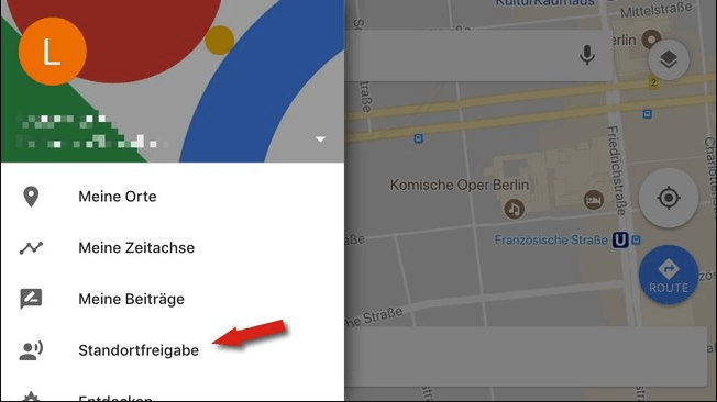 google maps route teilen iphone