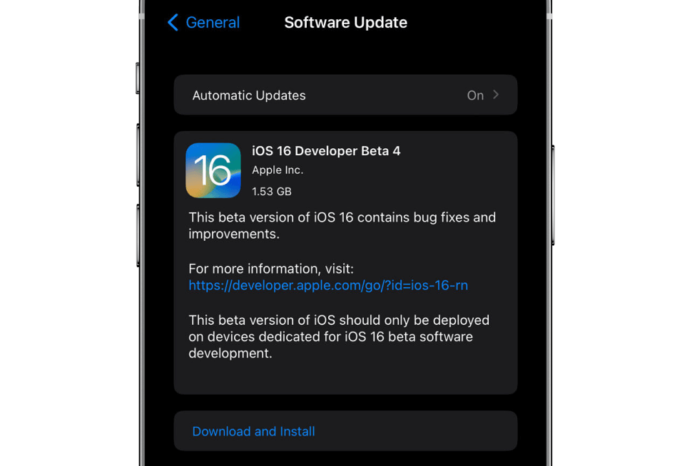 iOS 16-Aktualisierung fehlgeschlagen