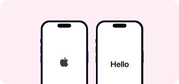 iPhone bleibt im Apple-Logo stecken