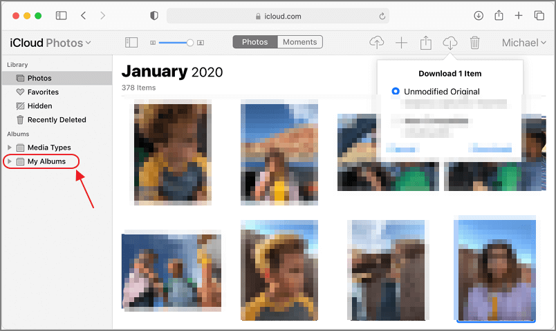 iCloud Bilder sehen iCloud-Sicherungsfotos auf dem Mac anzeigen