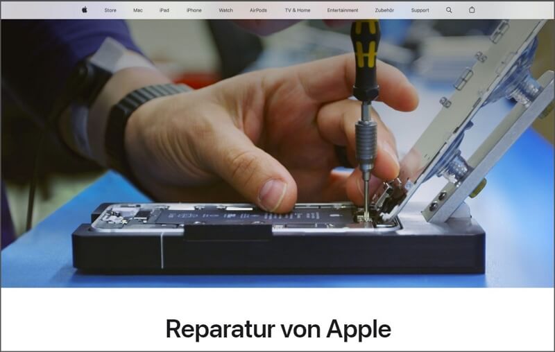 Kontakt zum Apple-Support Reparatur