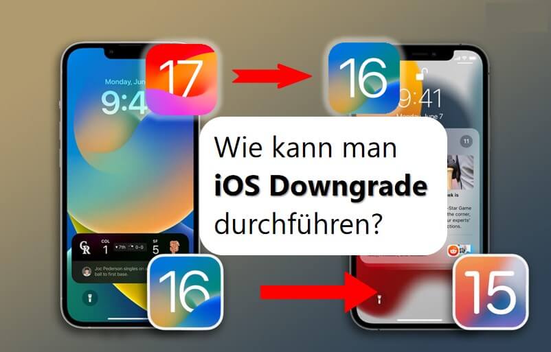 iOS Downgrade / iPadOS Downgrade, iOS leicht downgraden - so geht's