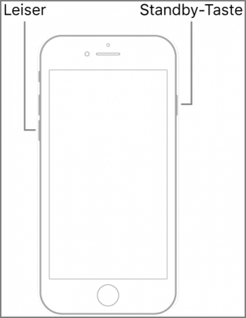 iphone 7 hÃ¶rmuschel leise Erzwungener Neustart des iPhone 7