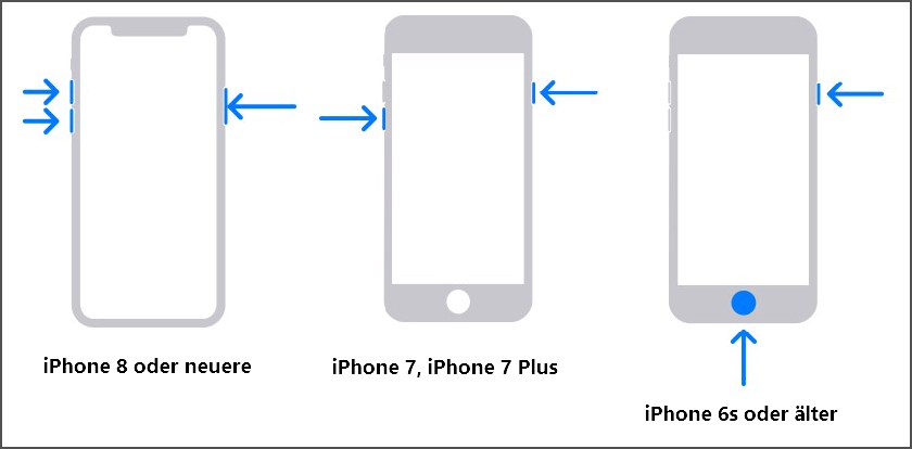iPhone im DFU-Modus versetzen