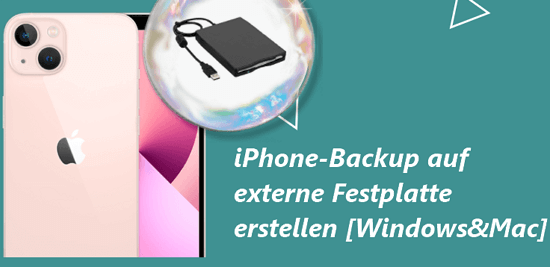 Backup des iPhones auf externe Festplatte