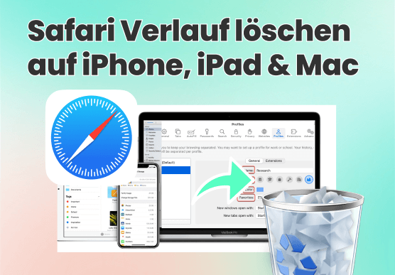 So löschen Sie Safari Verlauf auf iPhone, iPad und Mac