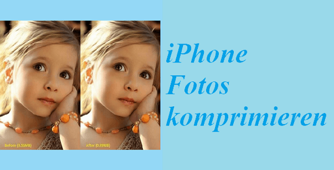 So können Sie iPhone Fotos verkleinern & komprimieren