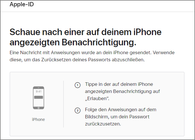 Wählen Sie eine Wiederherstellungsmethode, um Apple id ohne Telefonnummer zu entsperren