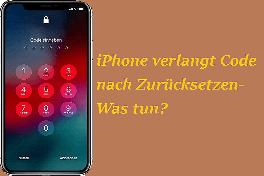(iOS 16) iPhone verlangt Code nach Zurücksetzen-Was tun?