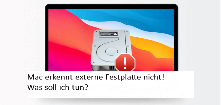 Mac erkennt externe Festplatte nicht