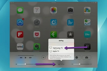 iPad-Bildschirm auf Samsung TV übertragen