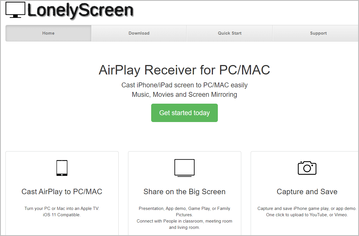 iPhone Bildschirm auf PC mit Lonely Screen spiegeln