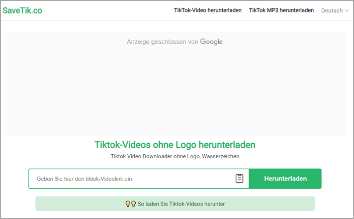 SaveTik.co tik toks videos ohne wasserzeichen downloader
