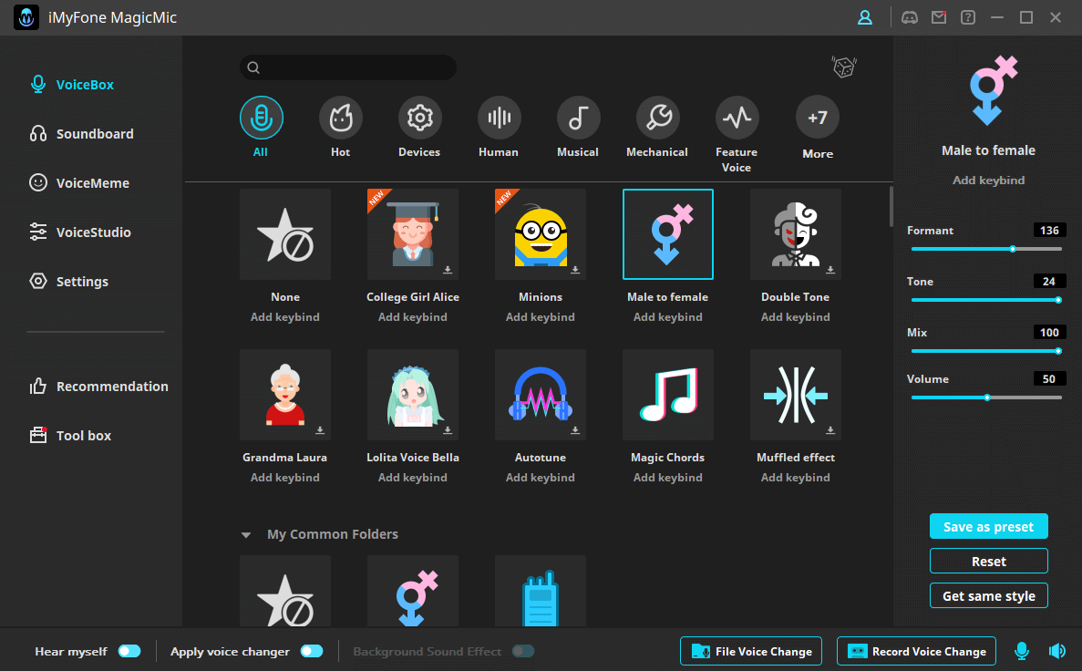 voice changer for discord iMyFone MagicMic
