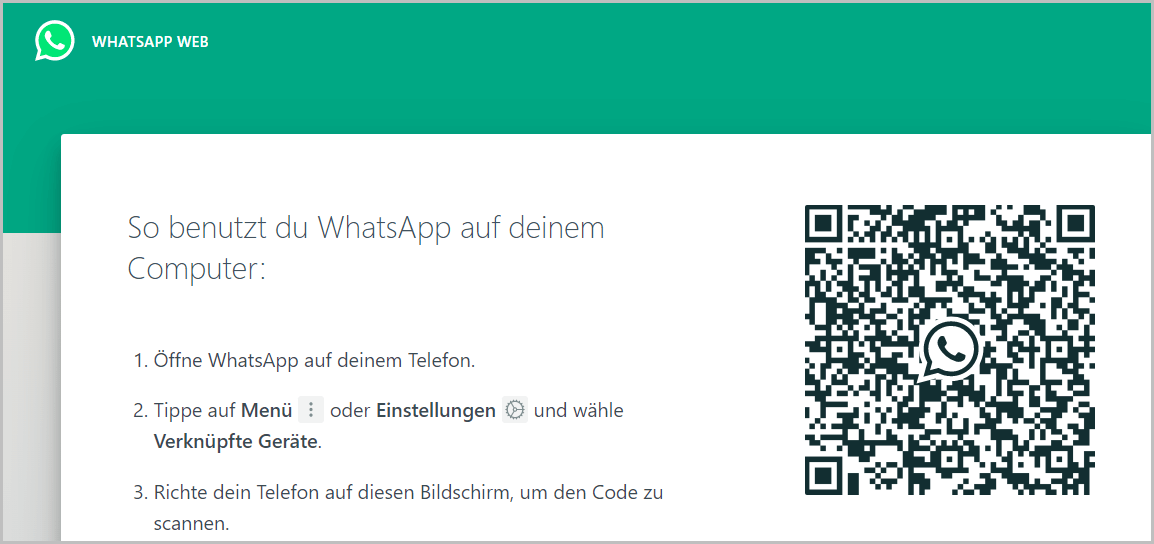 WhatsApp mit der WhatsApp Web App auf ein anderes Handy klonen