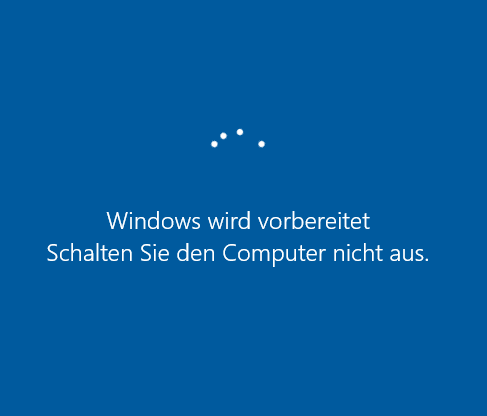 Sechs Lösungen:  „Windows wird vorbereitet, schalten Sie den Computer nicht aus“