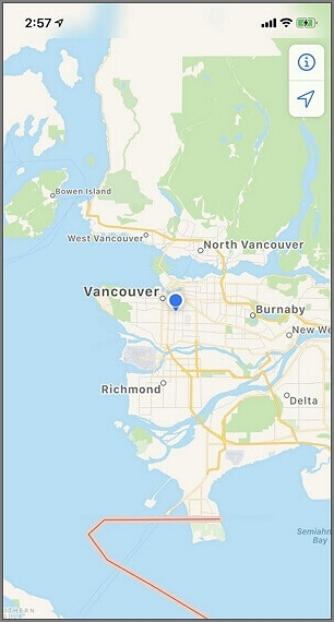 GPS-Standort auf dem iPhone geÃ¤ndert