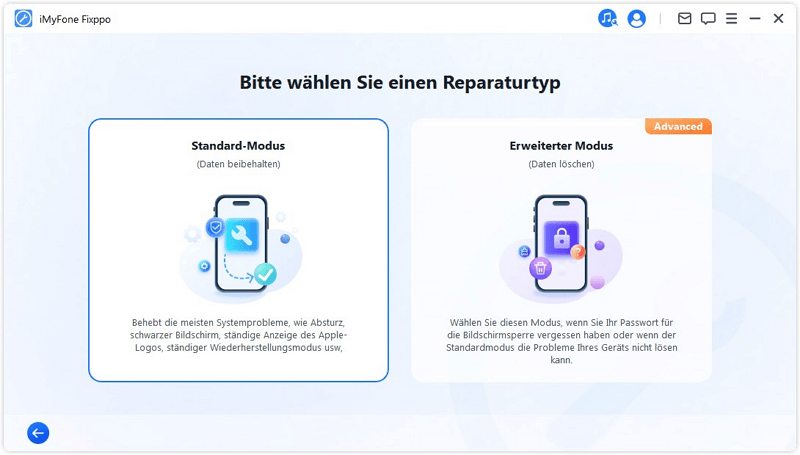 support apple com ipad restore deutsch Standardmodus