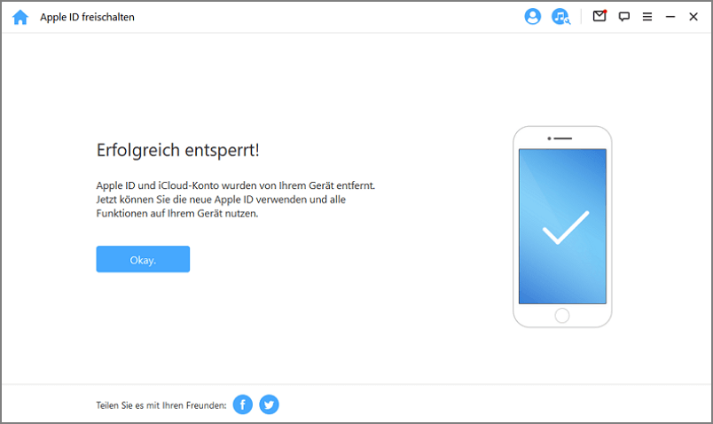 Passwort Apple ID vergessen mit Lockwiper entsperren