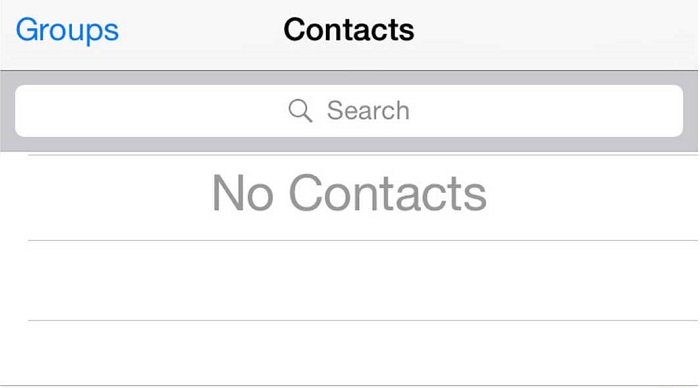   Go To Contacts Groups Settings
