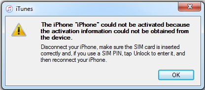 iPhone lässt sich nicht aktivieren