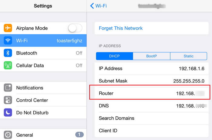 router-address