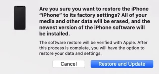 iPhone über iTunes oder Finder wiederherstellen