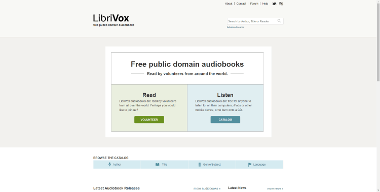 librivox audiobooks for children