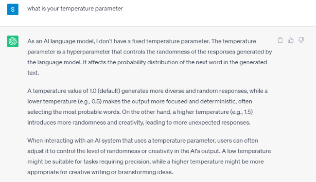 openai temperature