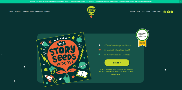  storyseeds audiobooks for children