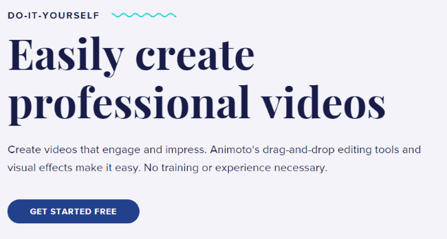 animoto photo to video