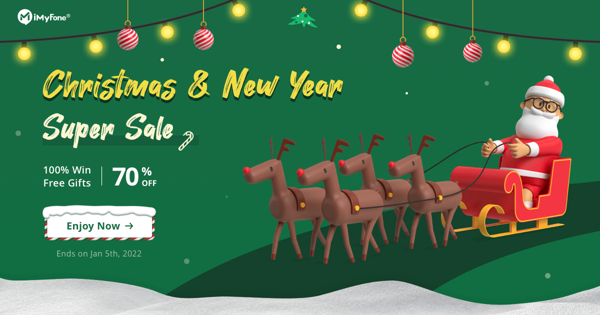 iMyFone 2021 Christmas & New Year Super Sale