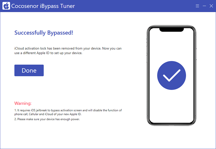 bypass FMI successfully