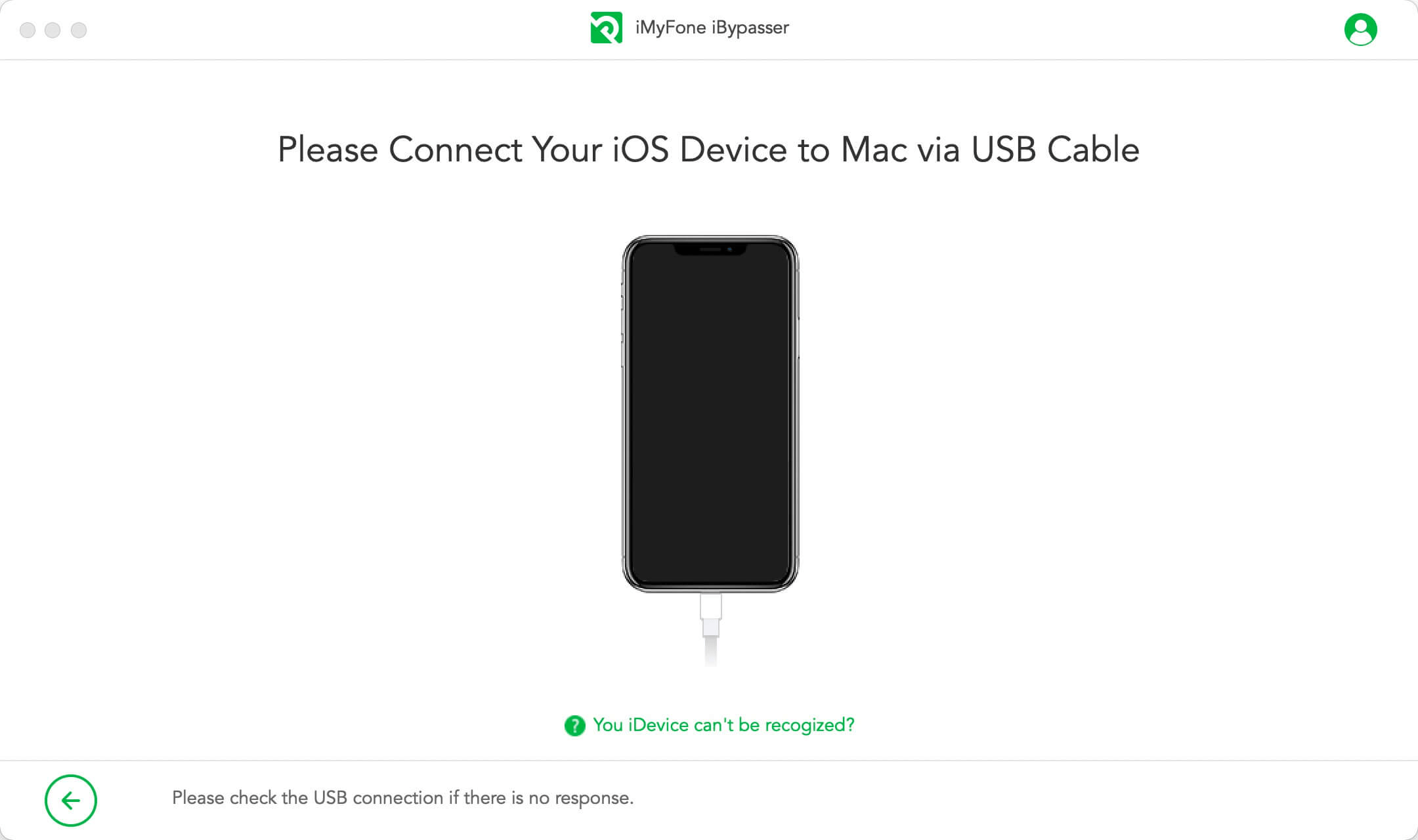 connect your ios device to mac via usb