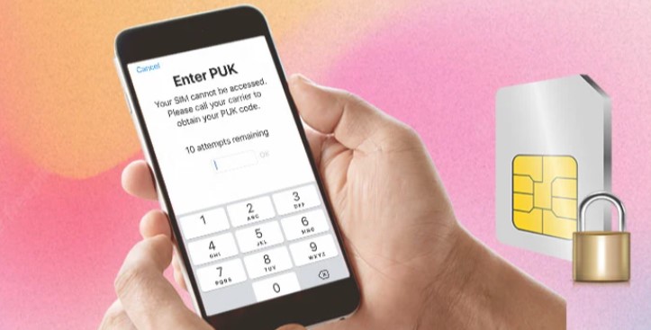 how to find puk code on sim card