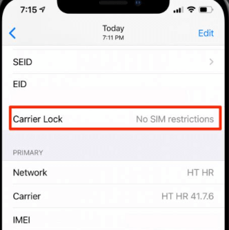 carrier lock