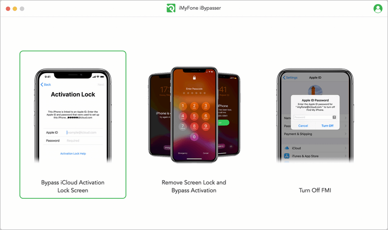 select bypass activation lock