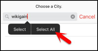 siri select all option