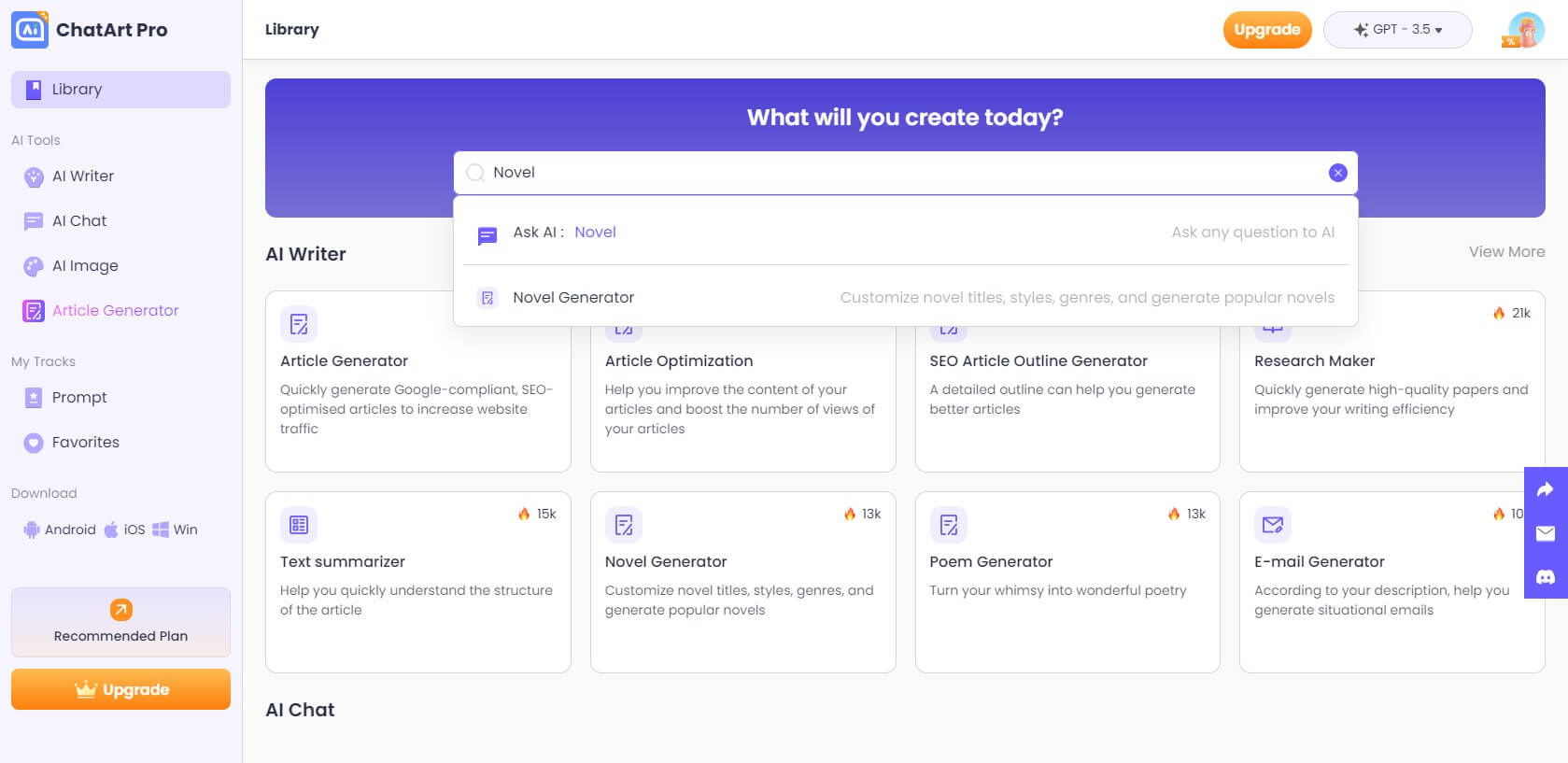 Get story ideas from AI story generator