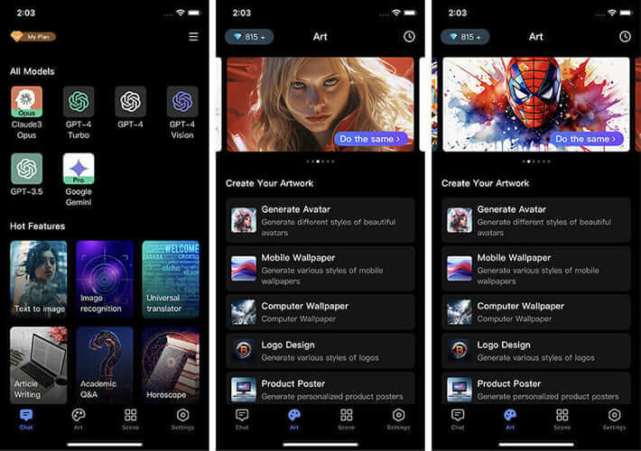chatart ios ai art