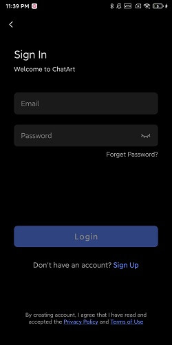 chatart login