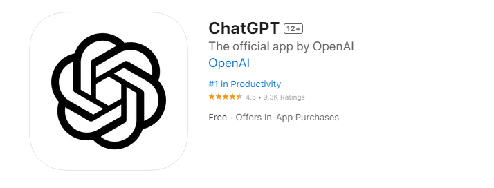 official chatgpt ios app